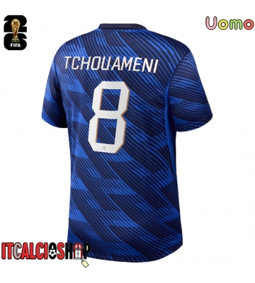 Francia Aurelien Tchouameni #8 Prima Maglia Mondiali 2026 Manica Corta